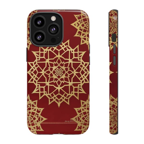 Phone Case - Beautiful Red Wine and Gold Pattern - Image 31