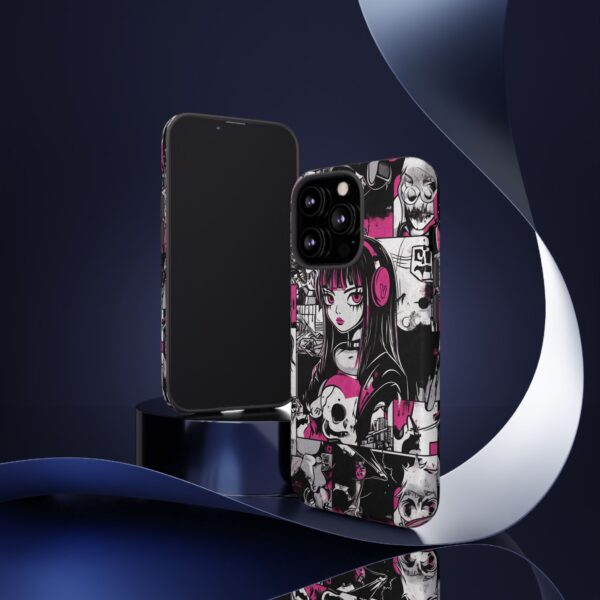 Goth Girl pop art phone case - Image 34