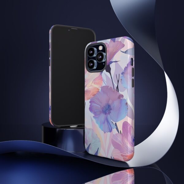 Phone Case - Holographic Floral Pattern Tough Case - Image 36