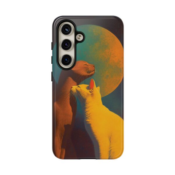 Phone Case - Aesthetic Love Cats themed Tough Case - Image 127