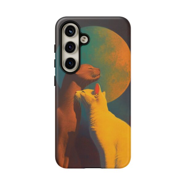 Phone Case - Aesthetic Love Cats themed Tough Case - Image 131