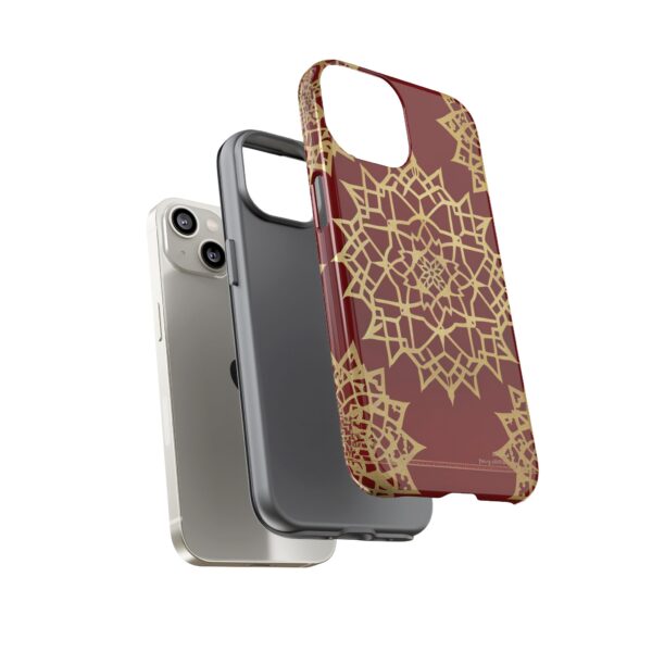 Phone Case - Beautiful Red Wine and Gold Pattern - Image 49