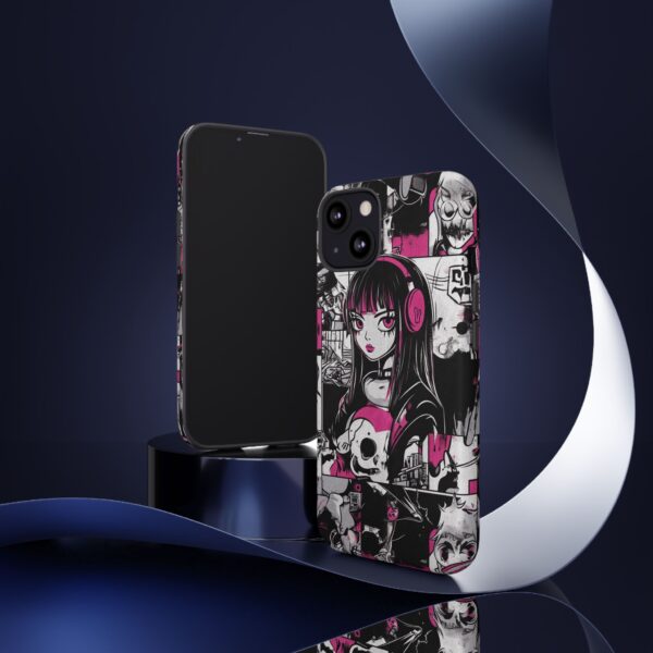 Goth Girl pop art phone case - Image 26