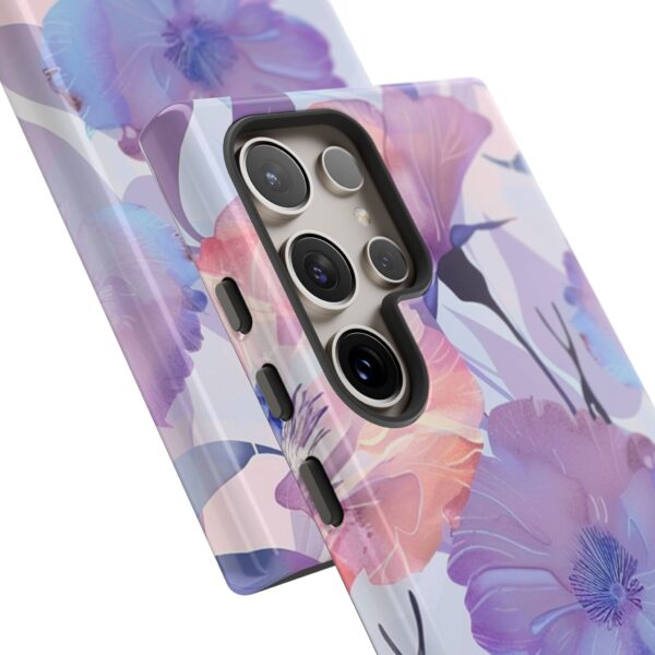 Phone Case - Holographic Floral Pattern Tough Case - Image 144