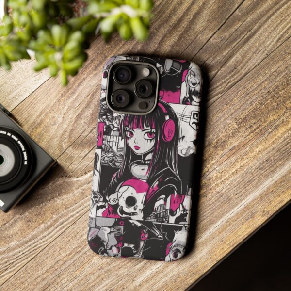 Goth Girl pop art phone case - Image 126