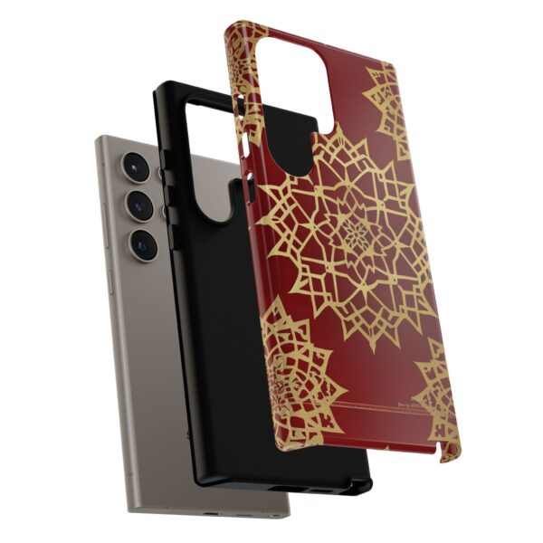 Phone Case - Beautiful Red Wine and Gold Pattern - Image 146