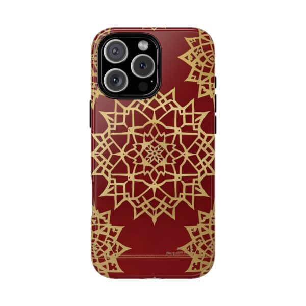 Phone Case - Beautiful Red Wine and Gold Pattern - Image 191