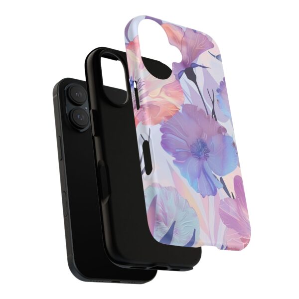 Phone Case - Holographic Floral Pattern Tough Case - Image 173