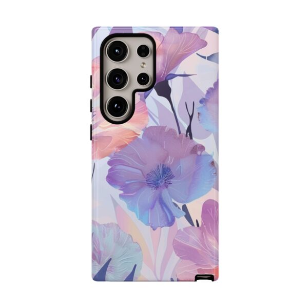 Phone Case - Holographic Floral Pattern Tough Case - Image 143