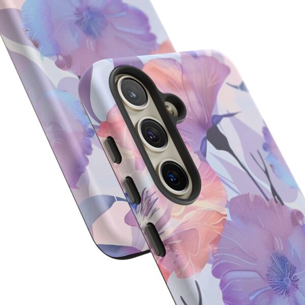 Phone Case - Holographic Floral Pattern Tough Case - Image 132