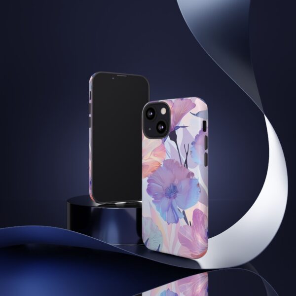 Phone Case - Holographic Floral Pattern Tough Case - Image 30