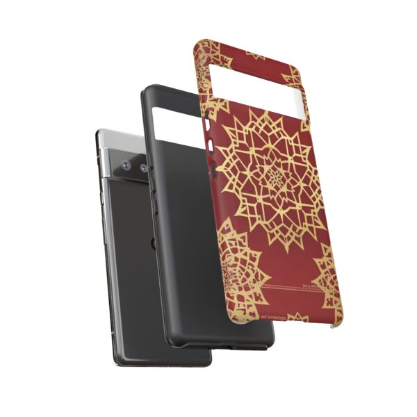 Phone Case - Beautiful Red Wine and Gold Pattern - Image 101