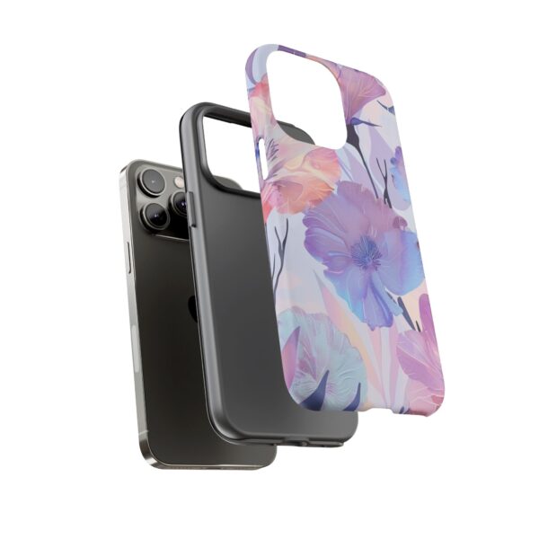 Phone Case - Holographic Floral Pattern Tough Case - Image 77