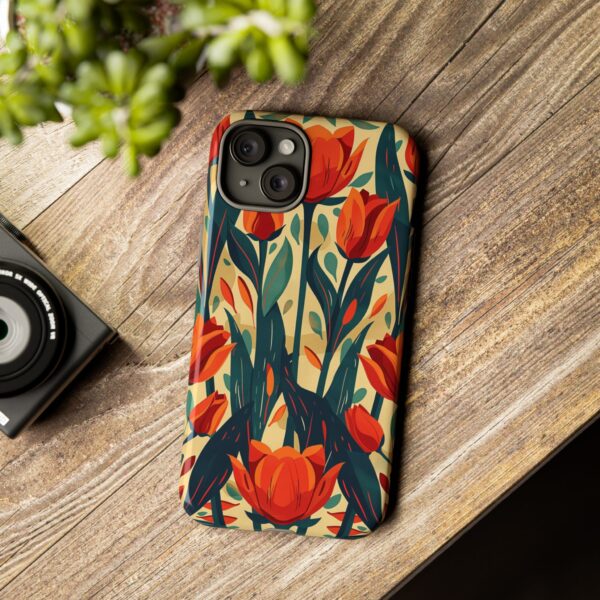 Phone Case - Aesthetic Floral Pattern Tough Case - Image 103