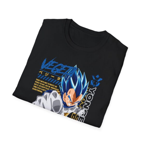 Anime Streetwear T-Shirt - Vegeta Ultra Ego Design - Image 4