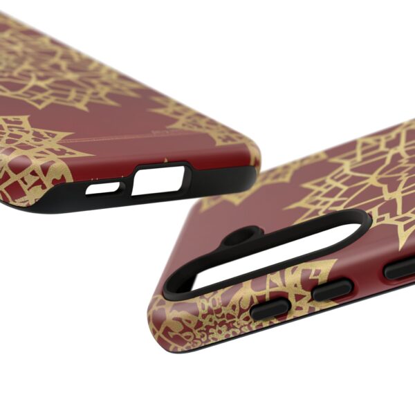 Phone Case - Beautiful Red Wine and Gold Pattern - Image 133