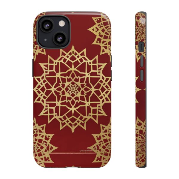 Phone Case - Beautiful Red Wine and Gold Pattern - Image 23