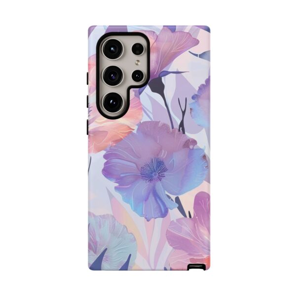 Phone Case - Holographic Floral Pattern Tough Case - Image 147