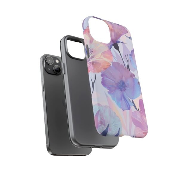 Phone Case - Holographic Floral Pattern Tough Case - Image 69