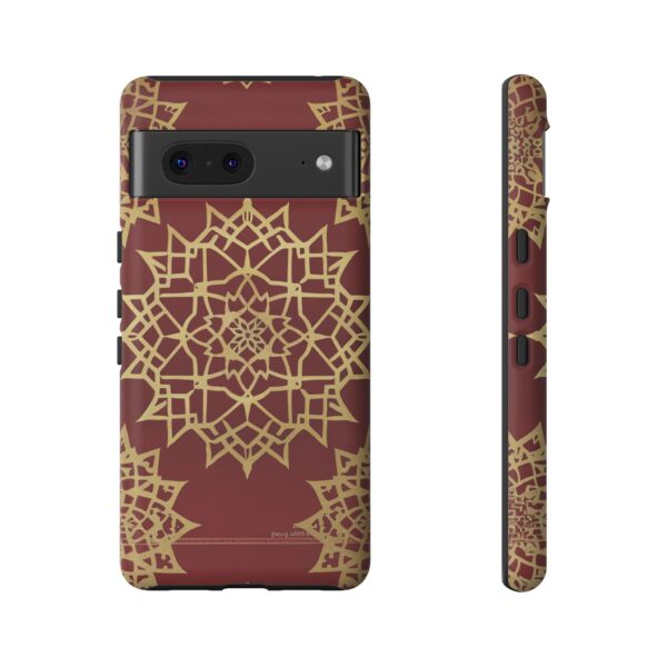 Phone Case - Beautiful Red Wine and Gold Pattern - Image 91