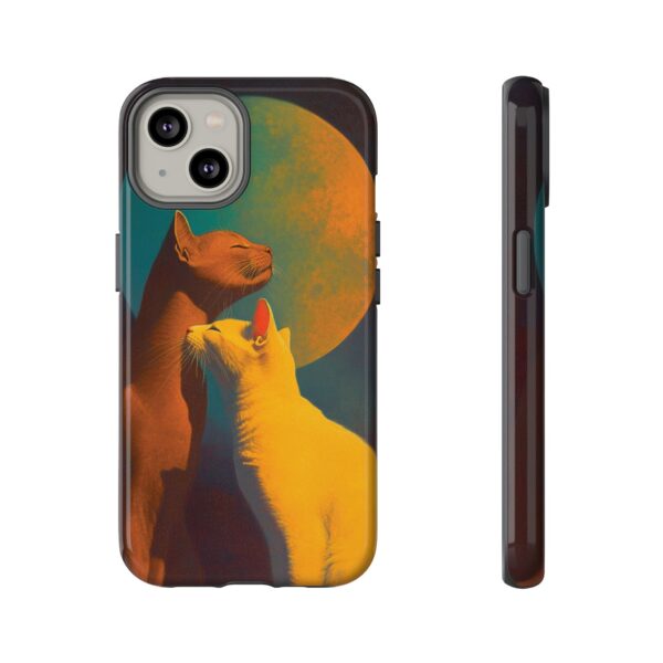 Phone Case - Aesthetic Love Cats themed Tough Case - Image 47