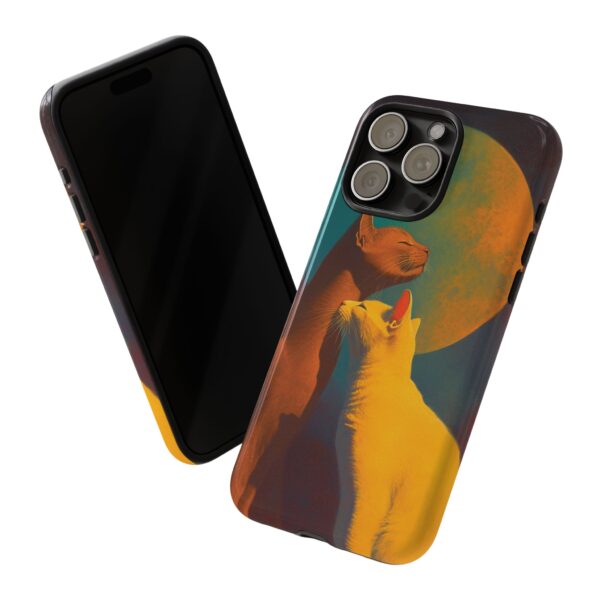 Phone Case - Aesthetic Love Cats themed Tough Case - Image 122