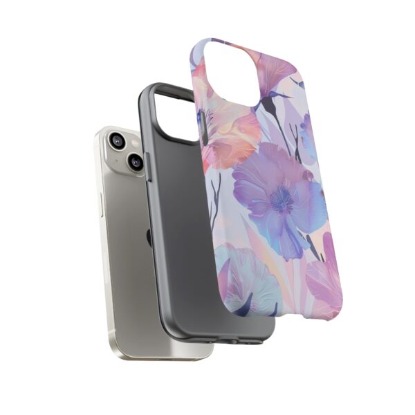 Phone Case - Holographic Floral Pattern Tough Case - Image 53