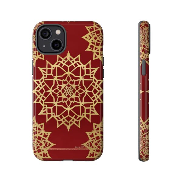 Phone Case - Beautiful Red Wine and Gold Pattern - Image 63