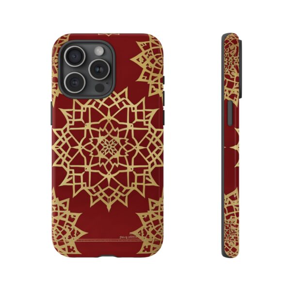 Phone Case - Beautiful Red Wine and Gold Pattern - Image 121