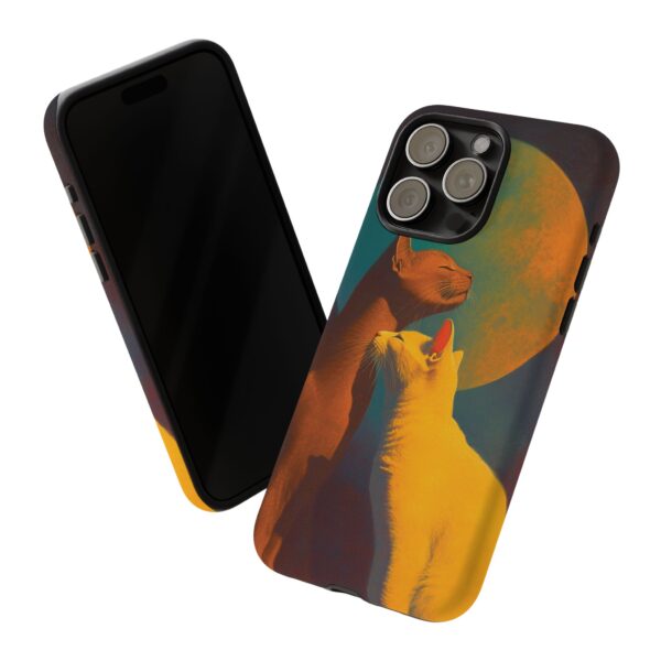 Phone Case - Aesthetic Love Cats themed Tough Case - Image 125