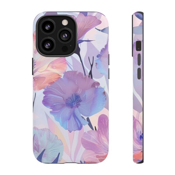 Phone Case - Holographic Floral Pattern Tough Case - Image 33