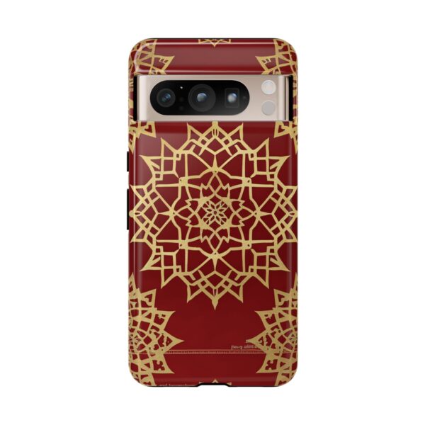 Phone Case - Beautiful Red Wine and Gold Pattern - Image 151