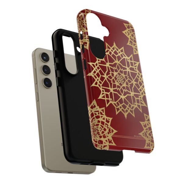 Phone Case - Beautiful Red Wine and Gold Pattern - Image 130