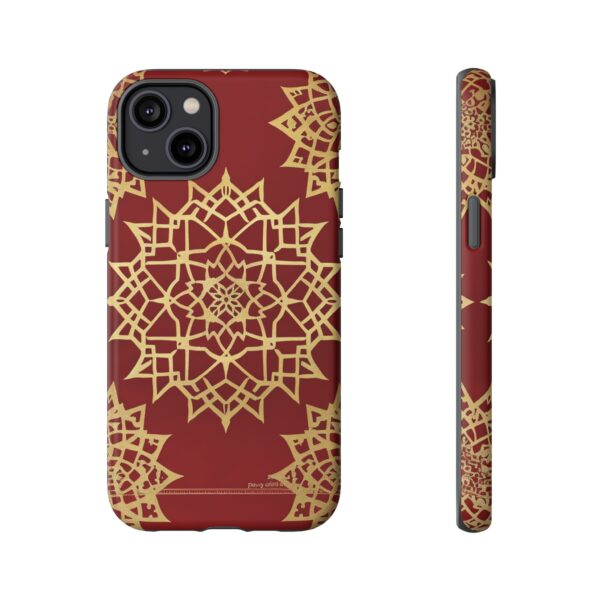 Phone Case - Beautiful Red Wine and Gold Pattern - Image 67