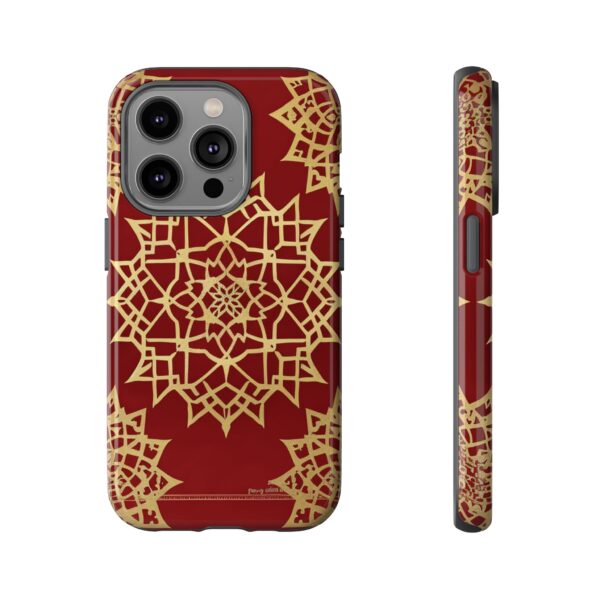 Phone Case - Beautiful Red Wine and Gold Pattern - Image 55