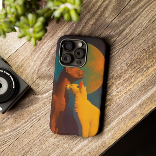 Phone Case - Aesthetic Love Cats themed Tough Case - Image 120