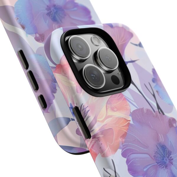 Phone Case - Holographic Floral Pattern Tough Case - Image 188