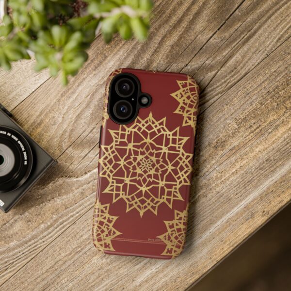 Phone Case - Beautiful Red Wine and Gold Pattern - Image 174